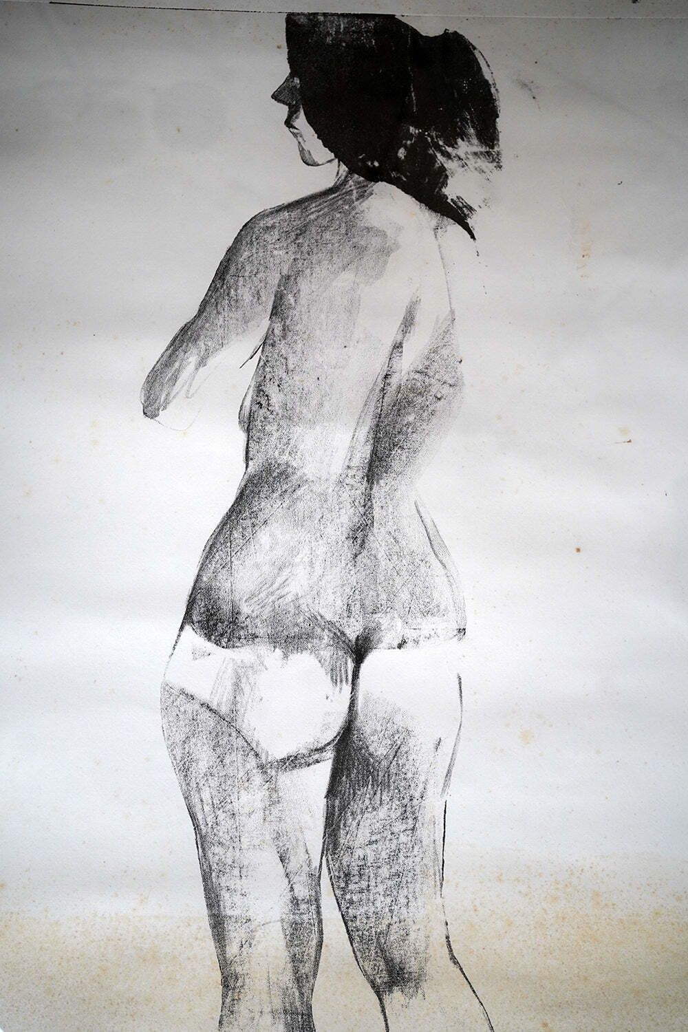 A Large Nude Study By William ‘Bill’ Moorman; To Laurie & Kathy Lee 1977 photo buy