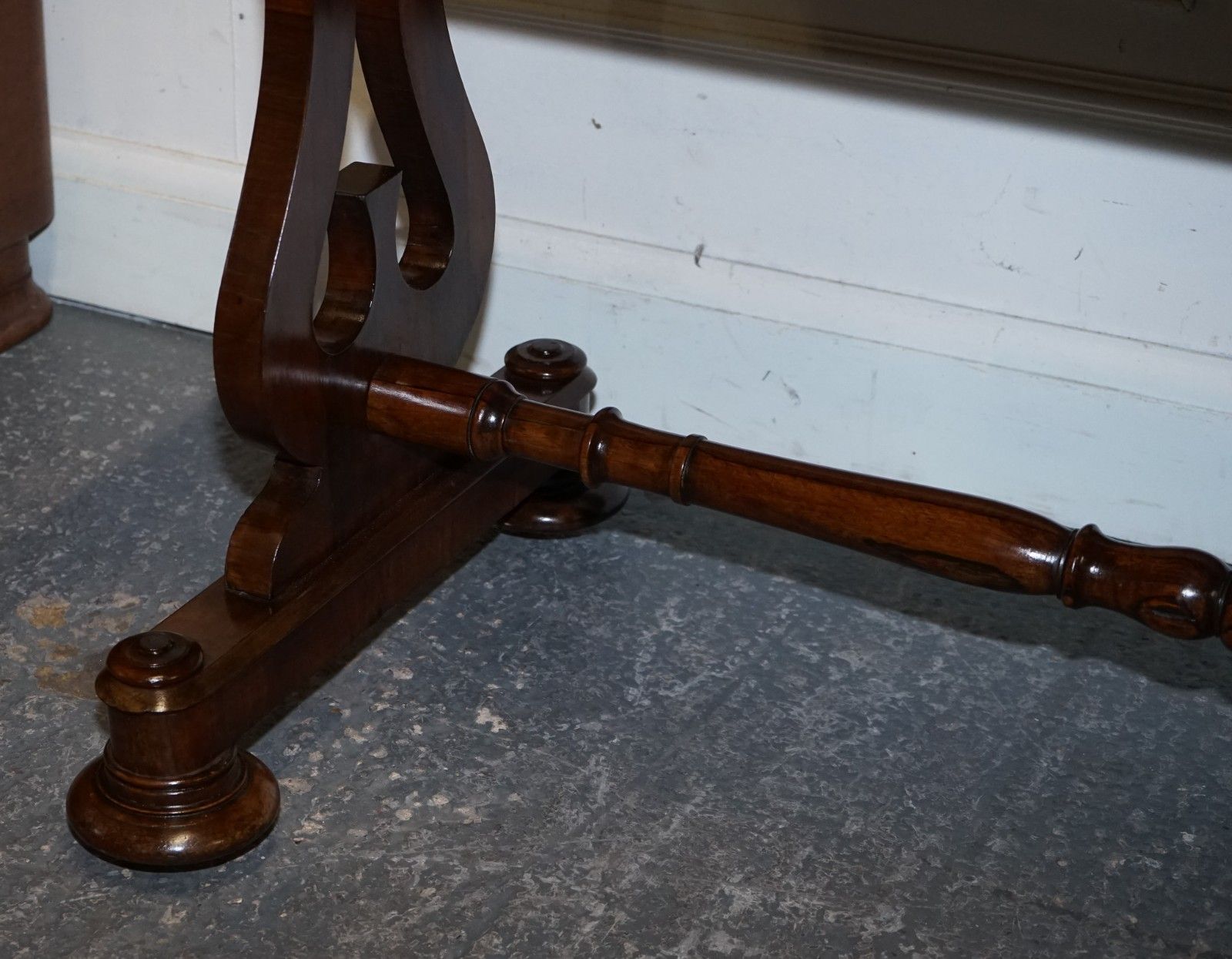 Fully Restored Antique Early Victorian Hardwood Library Writing Table photo 1950.0