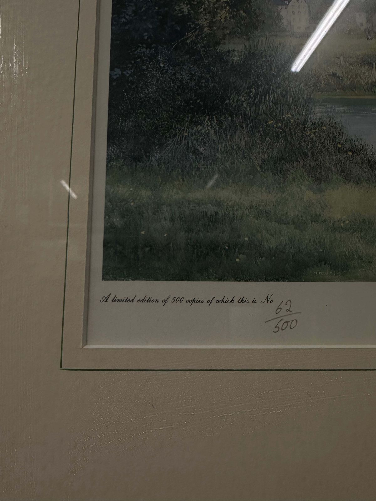 Clive Madgwick Rba 'Sudbury Water Meadows' Framed Print, Signed – Suffolk, England, Late 20th Century photo for sale