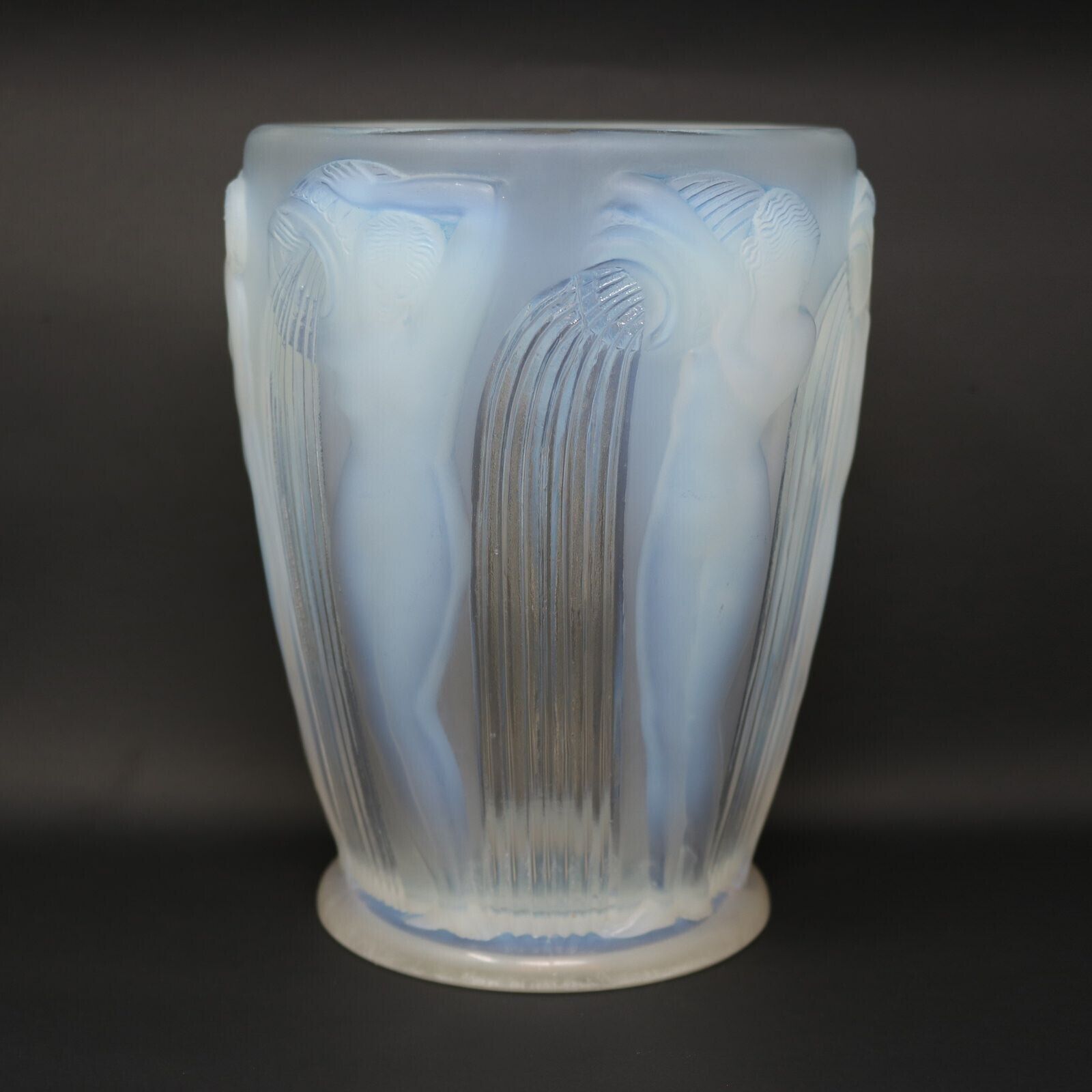 Rene Lalique Opalescent Glass Danaides Vase photo Home Decor
