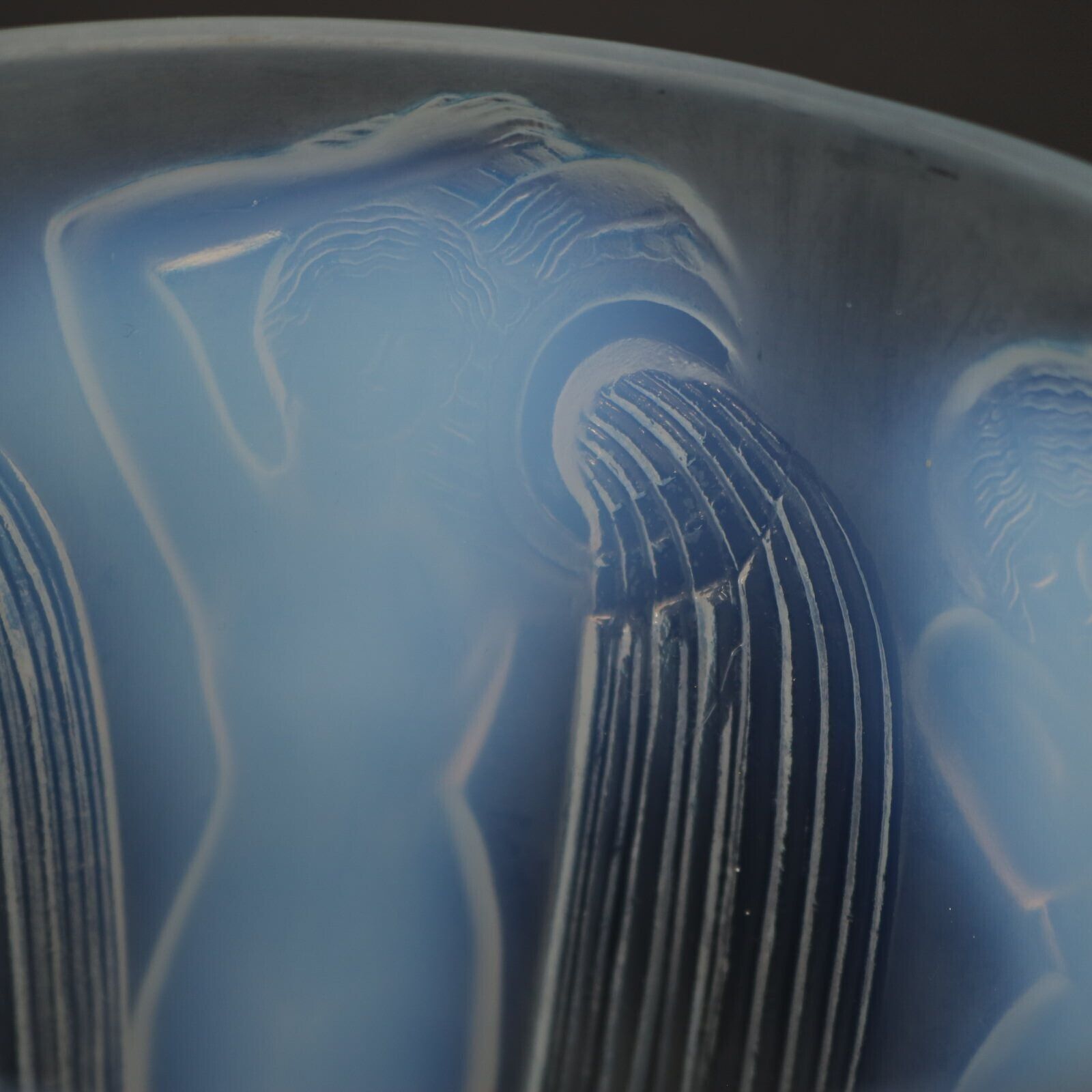 photo for sale Rene Lalique Opalescent Glass Danaides Vase