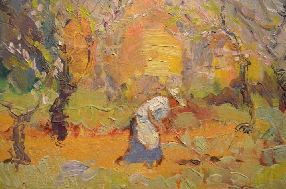 Beautiful Oil On Panel By Jeffrey Pratt Born 1940 photo for sale