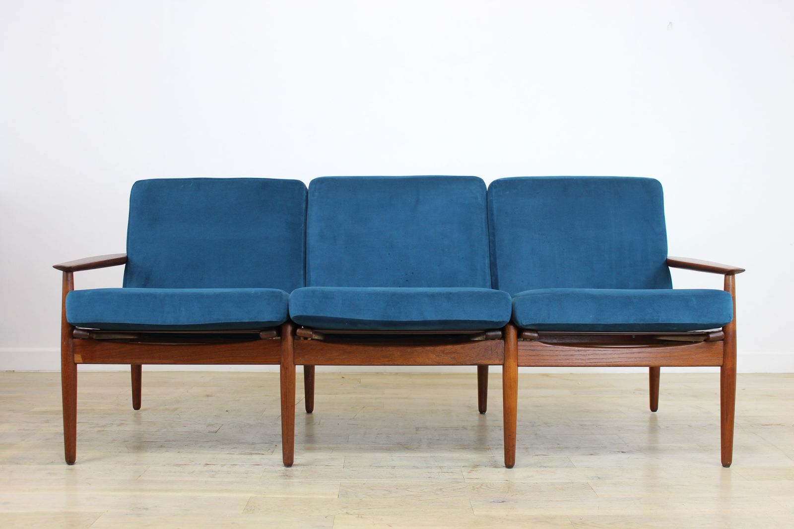 Danish Teak Framed Sofa By Arne Vodder photo furniture