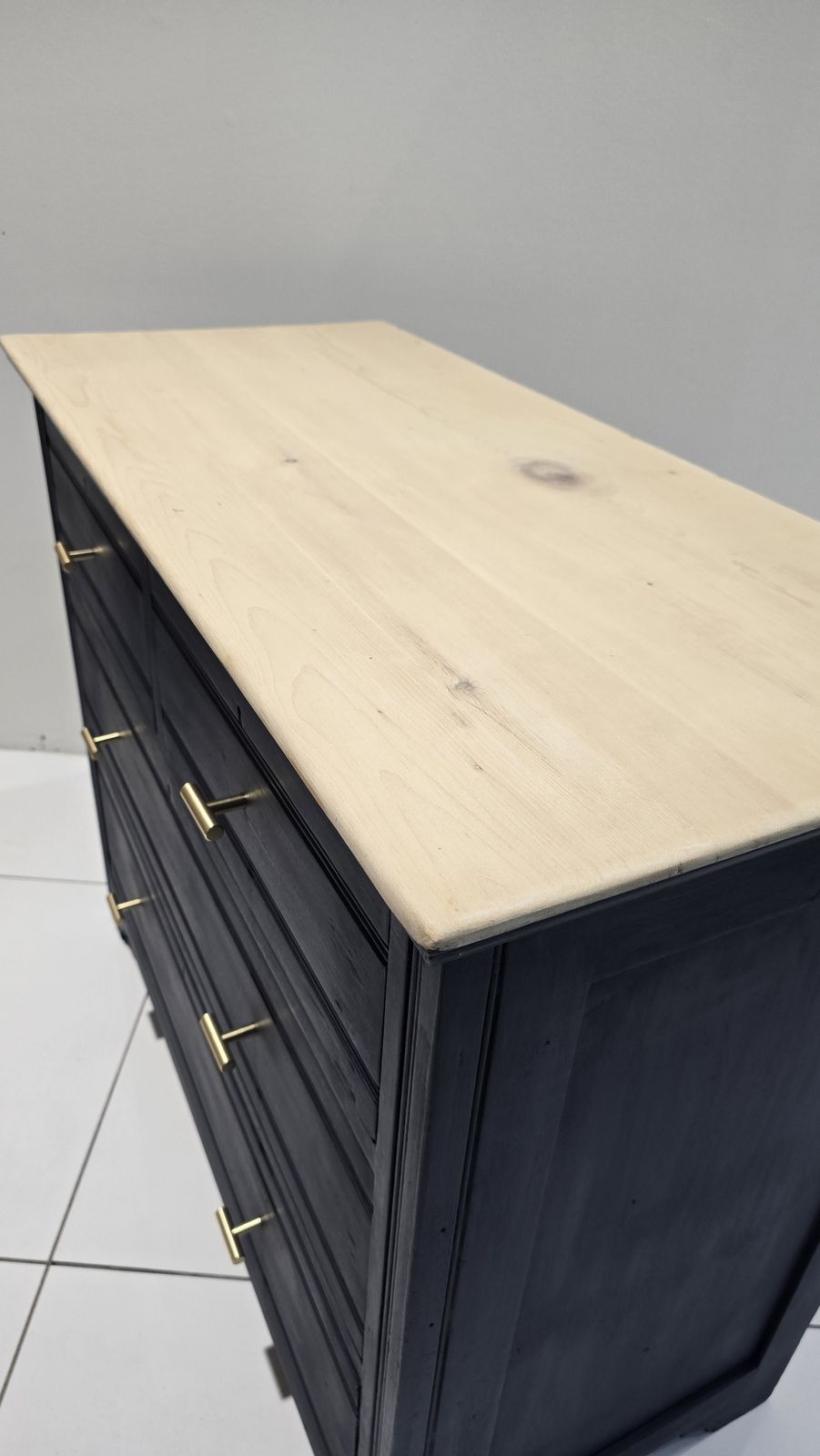 Chest Of Drawers In Oxford Navy With 4 Drawers photo 349.0