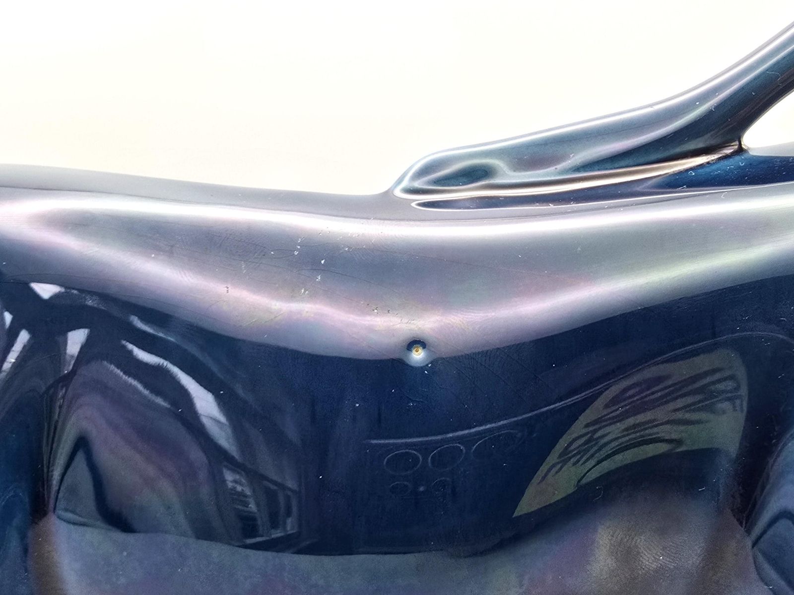 photo furniture Vintage Trentham Studio Pottery Blue Bull Money Box   Petrol Blue / Teal Large Ceramic By Colin Melbourne