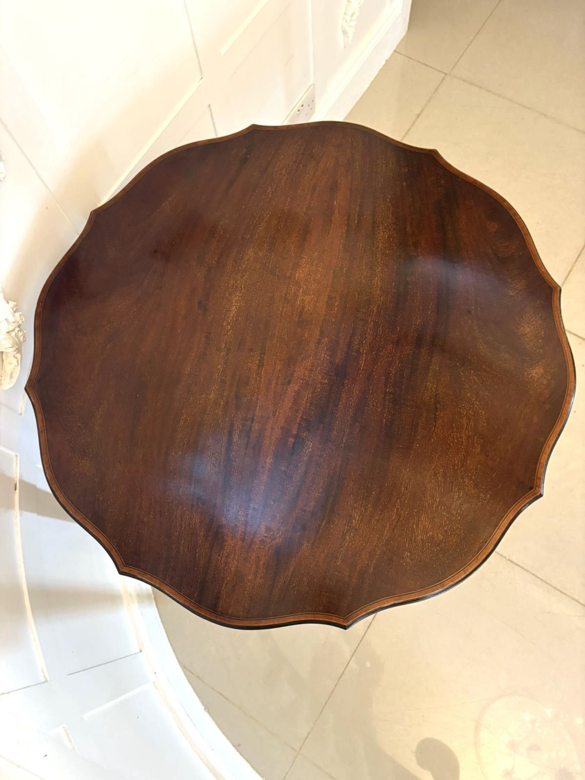 Antique Early 20th Century Satinwood Inlaid Centre Table photo for sale