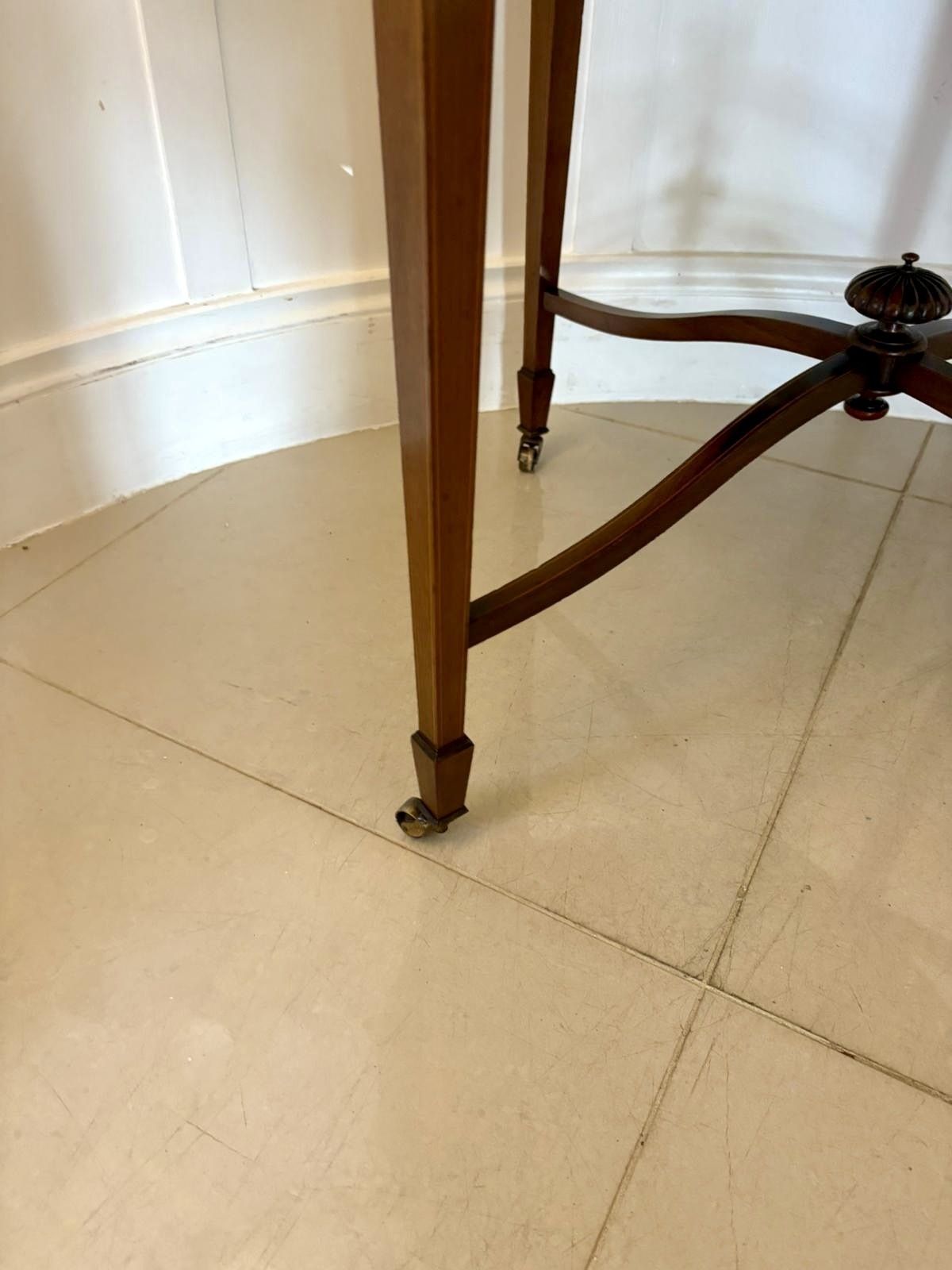 photo furniture Antique Early 20th Century Satinwood Inlaid Centre Table