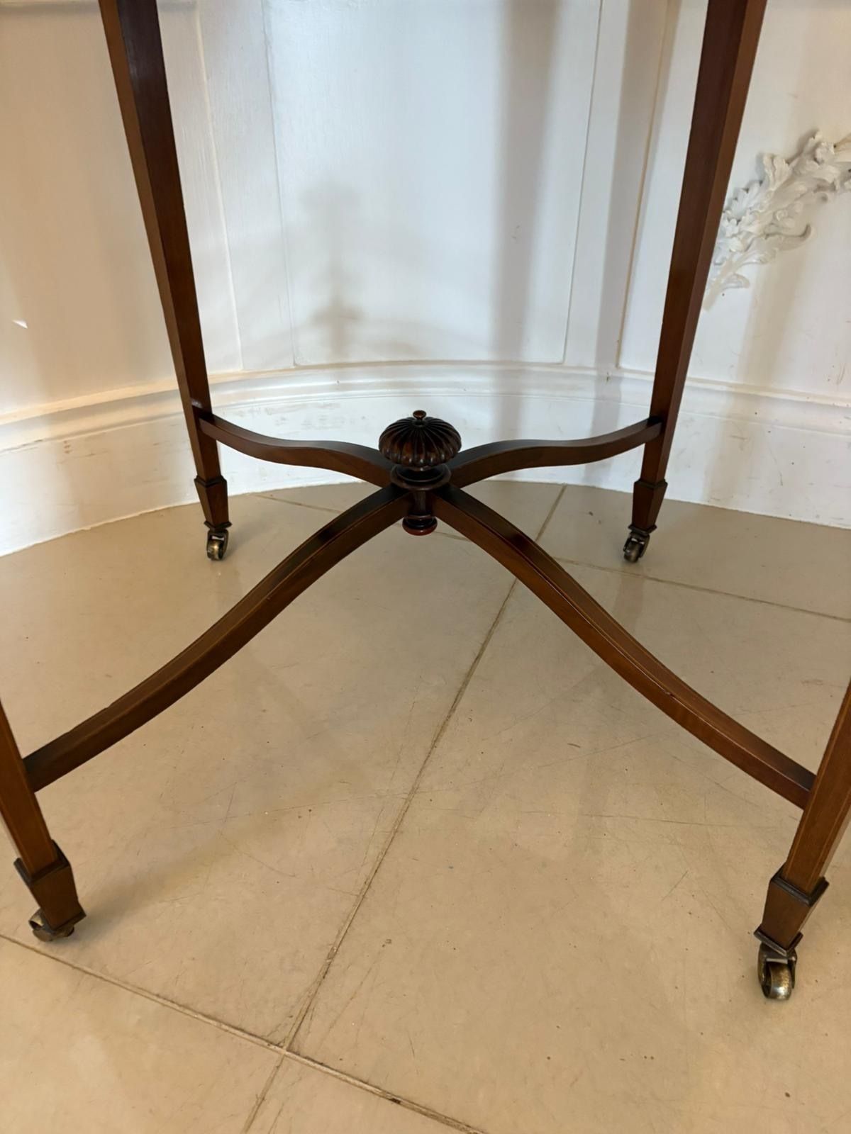 1485.0 Antique Early 20th Century Satinwood Inlaid Centre Table photo