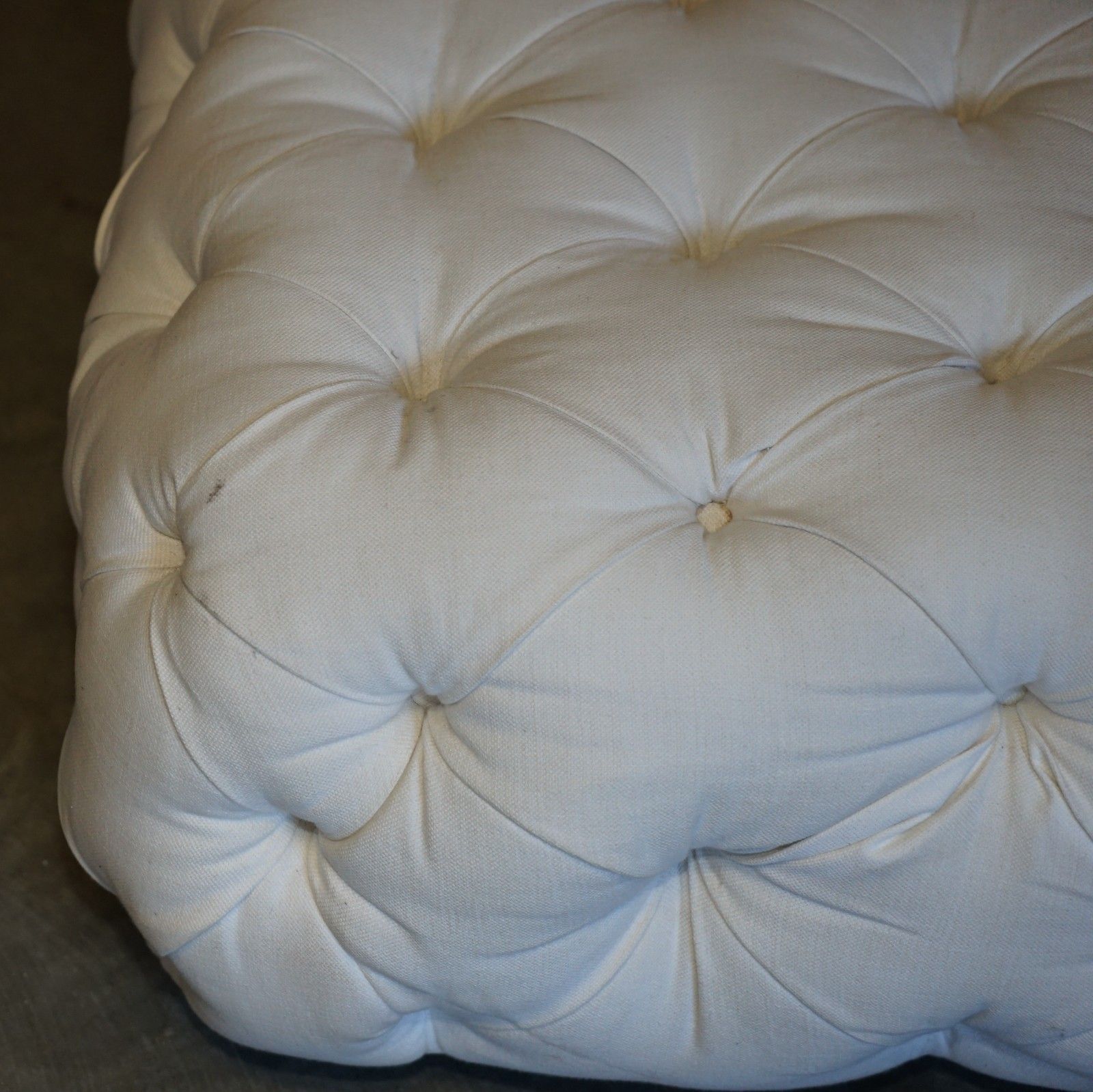 photo vintage Rrp £6640 Extra Large George Smith Chesterfield Chelsea Knight Footstool Ottoman