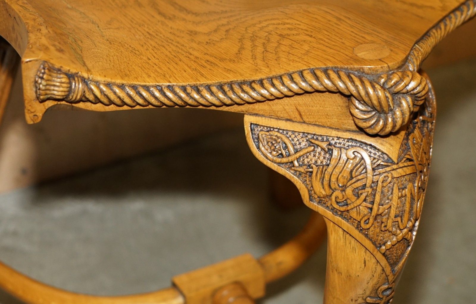Furniture 33/200 Stewart Linford Admiral Nelson Trafalgar Bicentenary H.M.S Victory Stool photo
