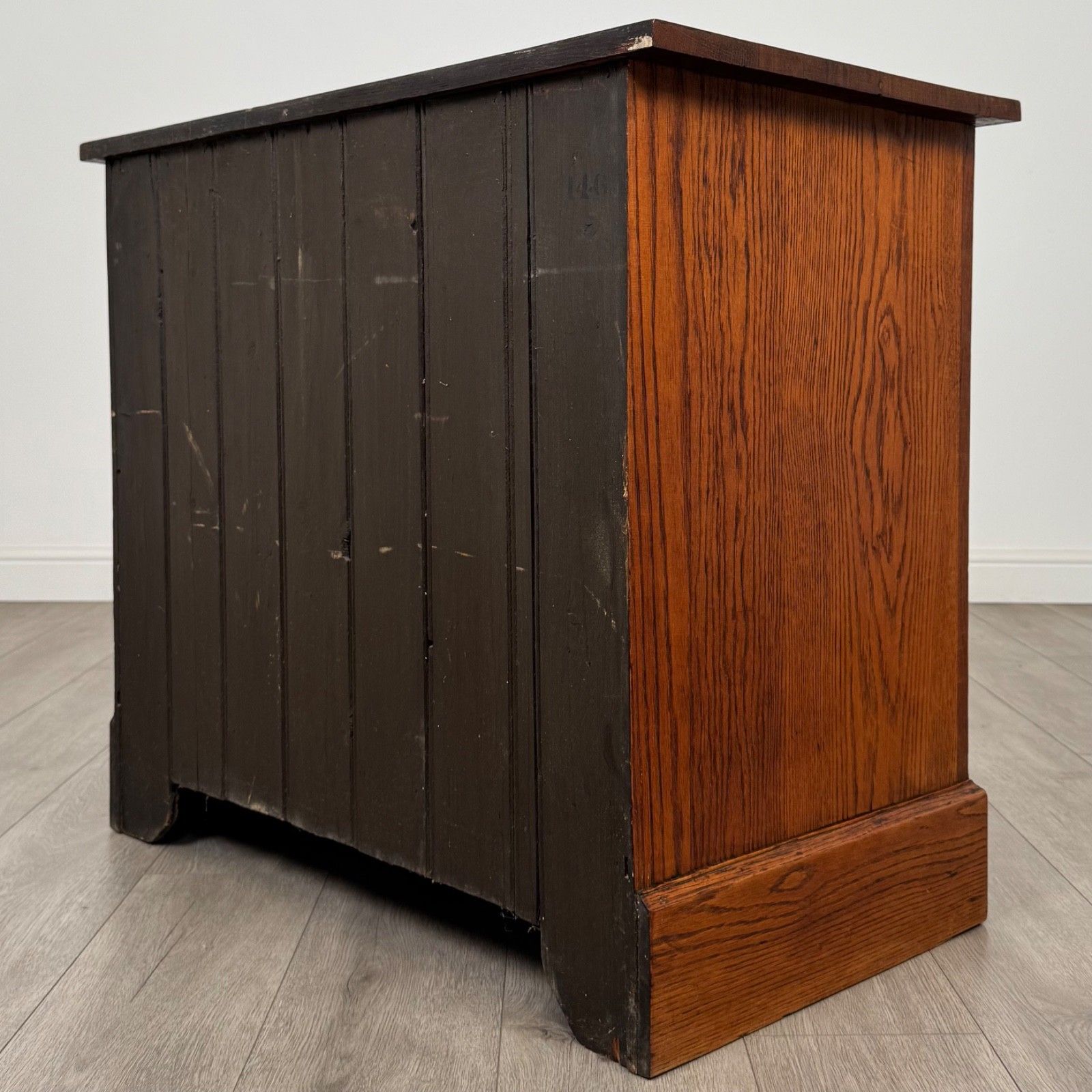 Antique 20th Century Golden Oak Chest Of Drawers photo vinterior