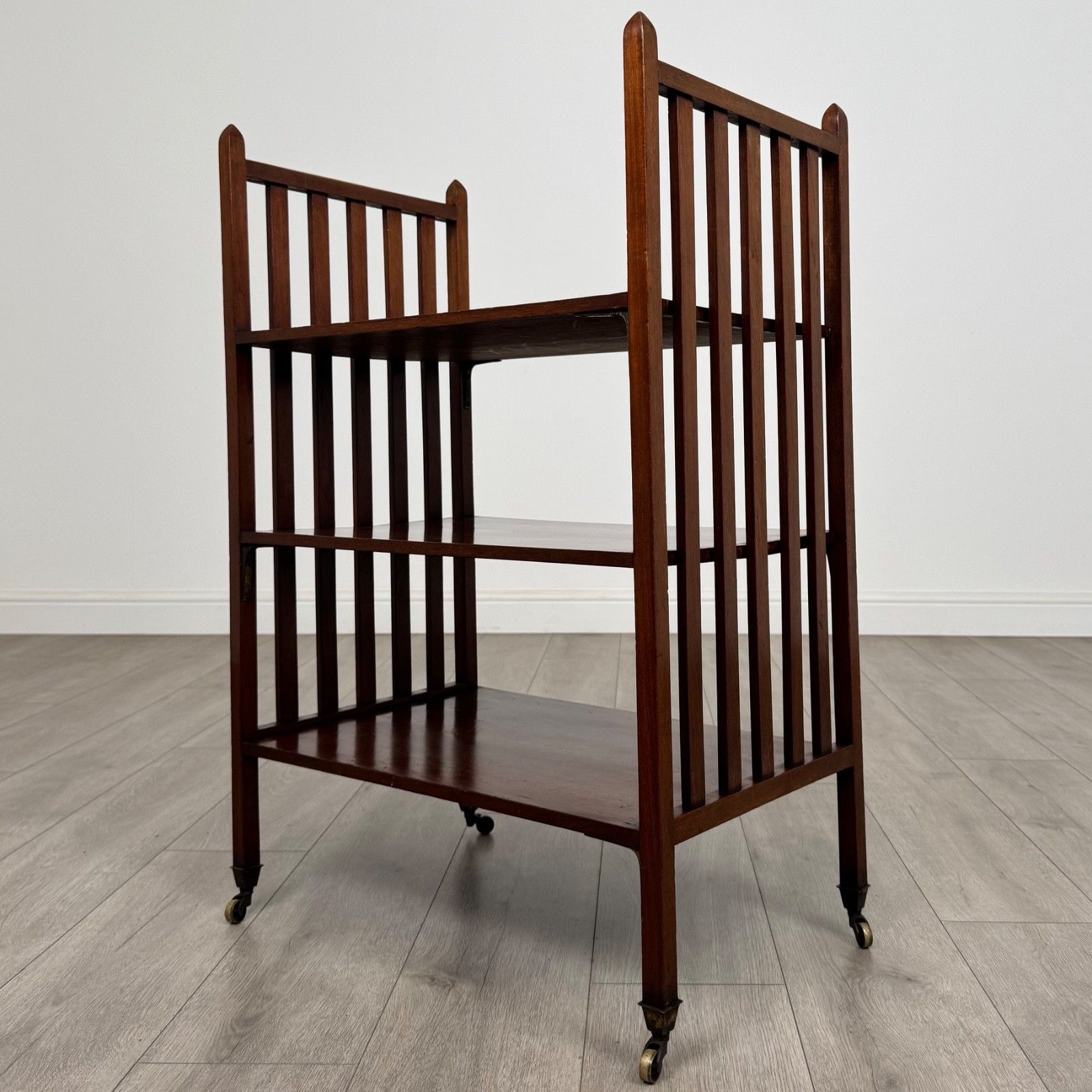 Antique 20th Century Mahogany Bookcase With Unique Design