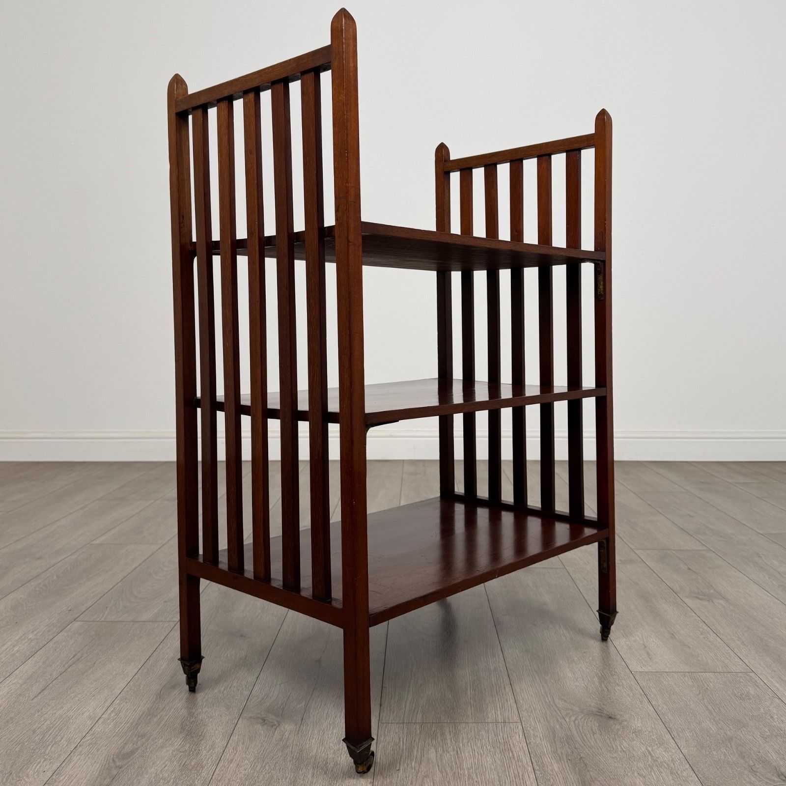 Antique 20th Century Mahogany Bookcase With Unique Design photo for sale