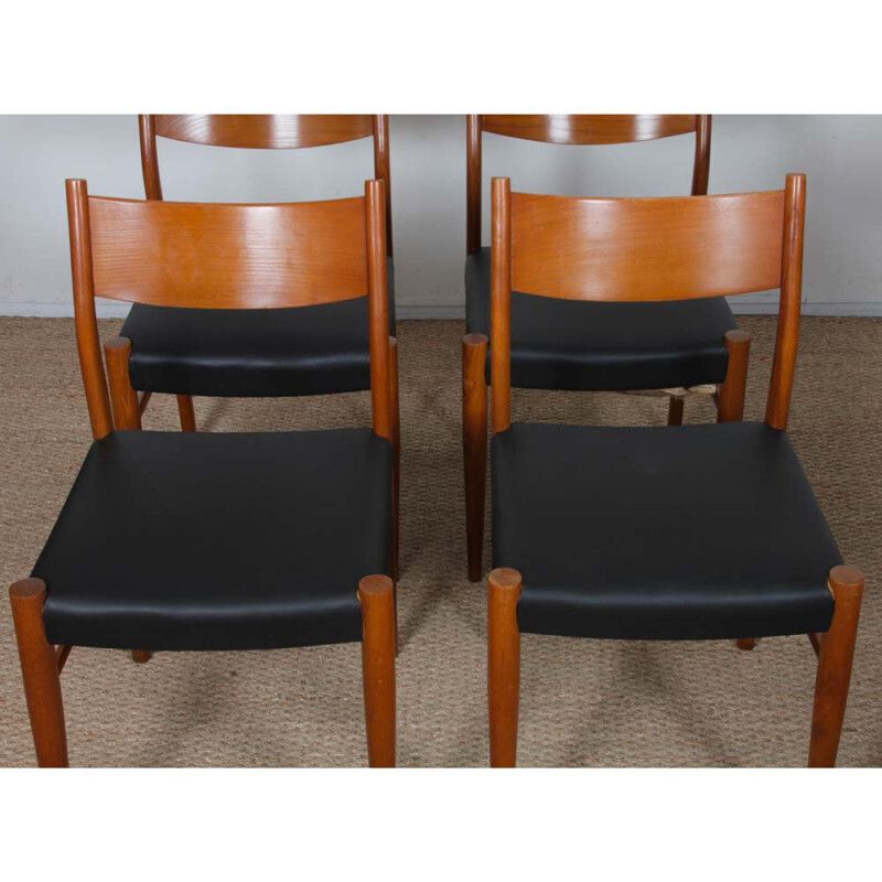 Suite Of 6 Chairs Published By Consorzio Sedie Friuli, 1960 photo Furniture