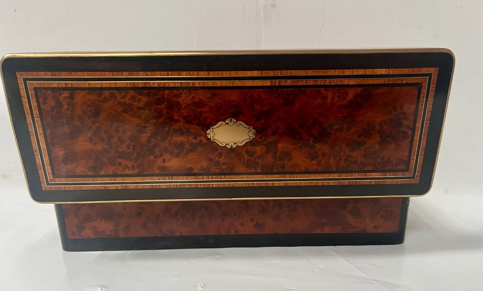 Glove Box In Thuya Magnifying Glass Napoleon III Marquetry Ball 19th Century photo Home Decor