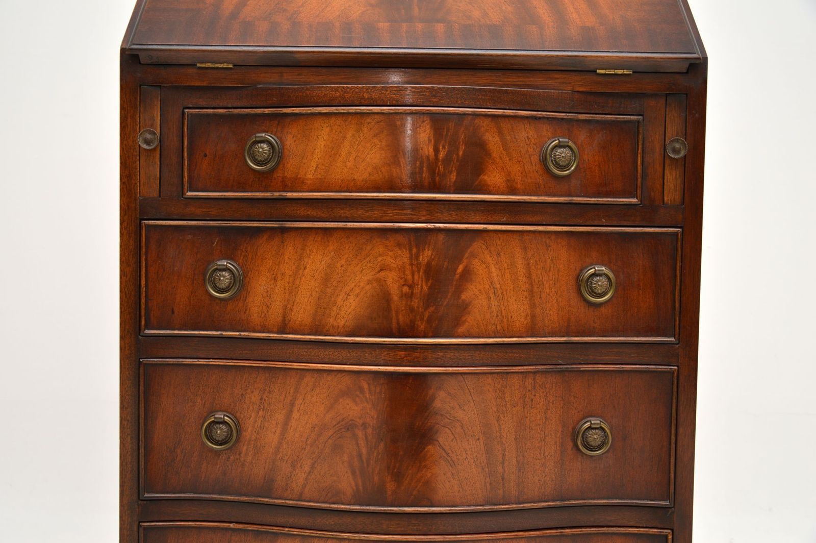 Antique Georgian Style Mahogany Writing Bureau photo Furniture