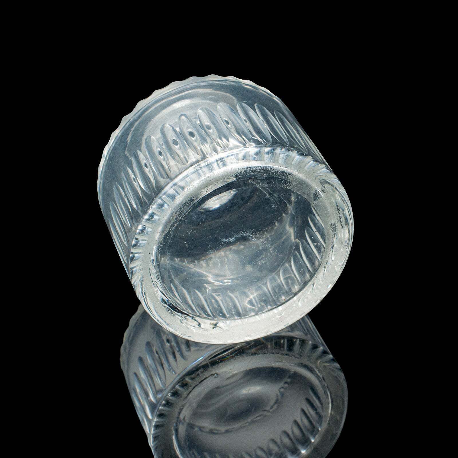 Antique Perfume Bottle, English, Glass Scent Dispenser, Early Victorian, C.1850 photo vintage