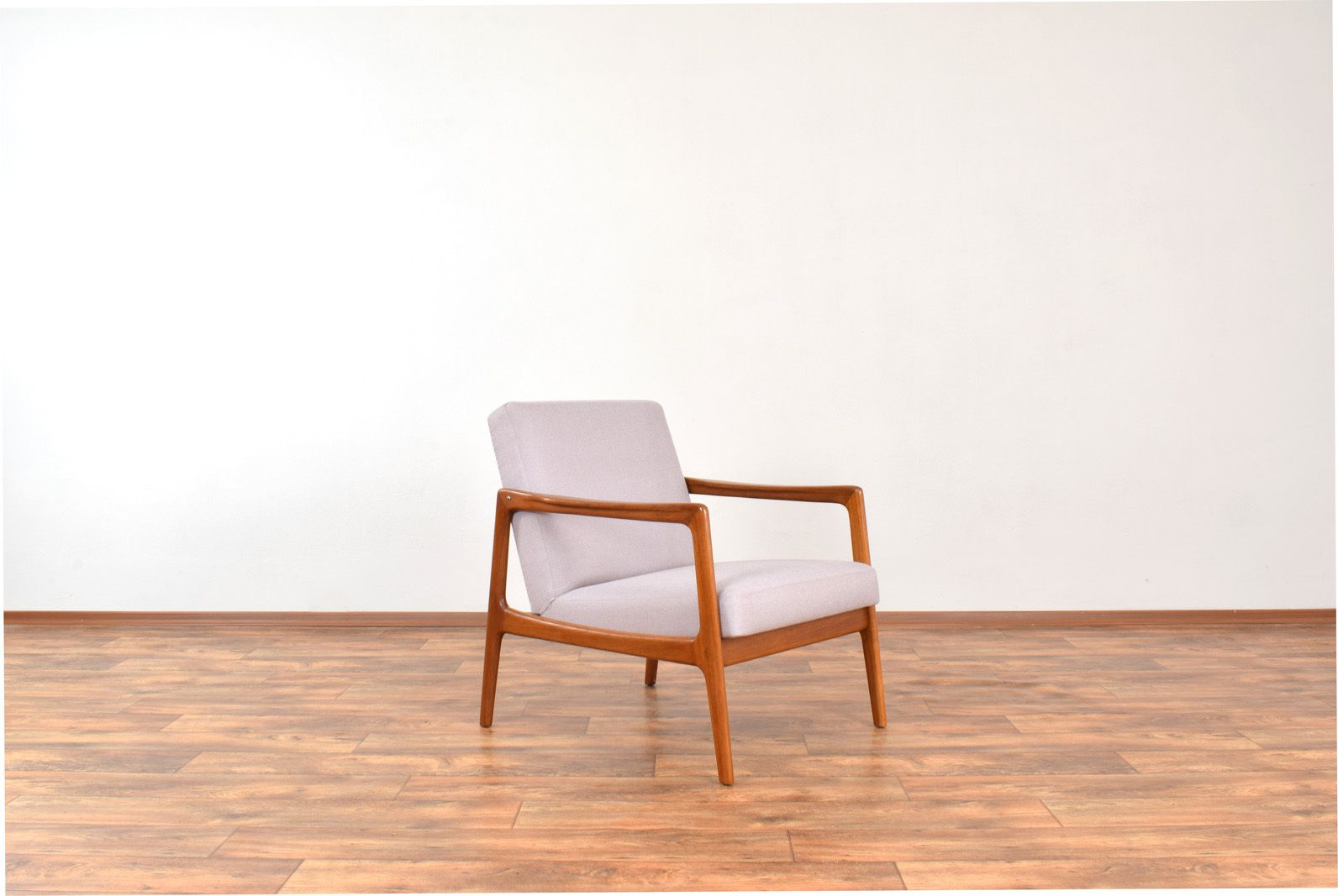 Mid Century Swedish Teak Lounge Chair By Alf Svensson For Dux, 1960s.