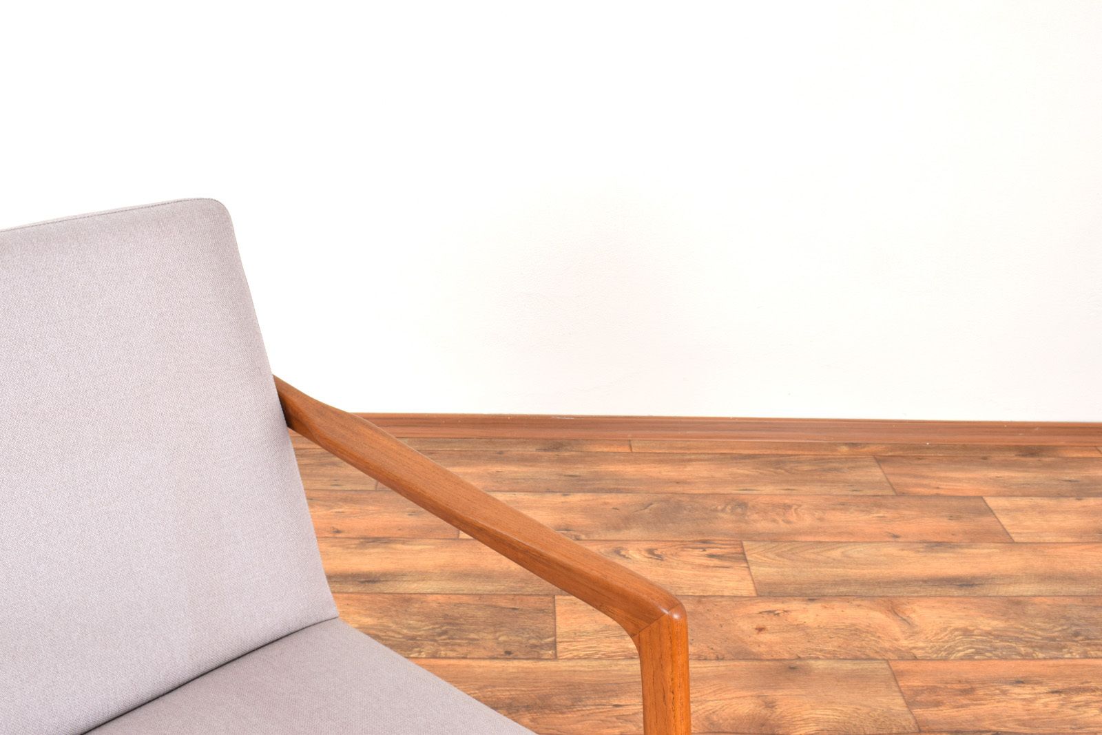 photo furniture Mid Century Swedish Teak Lounge Chair By Alf Svensson For Dux, 1960s.