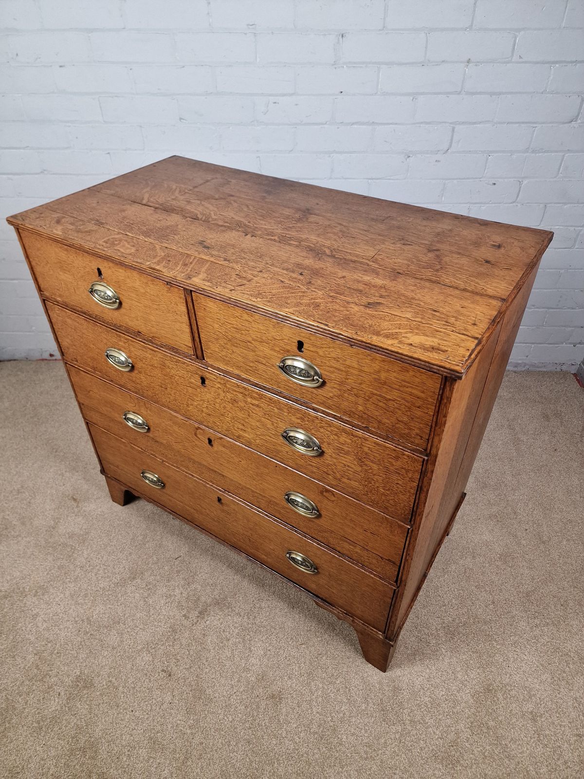 Georgian Oak Chest Of Drawers, Mid 20th Century photo buy