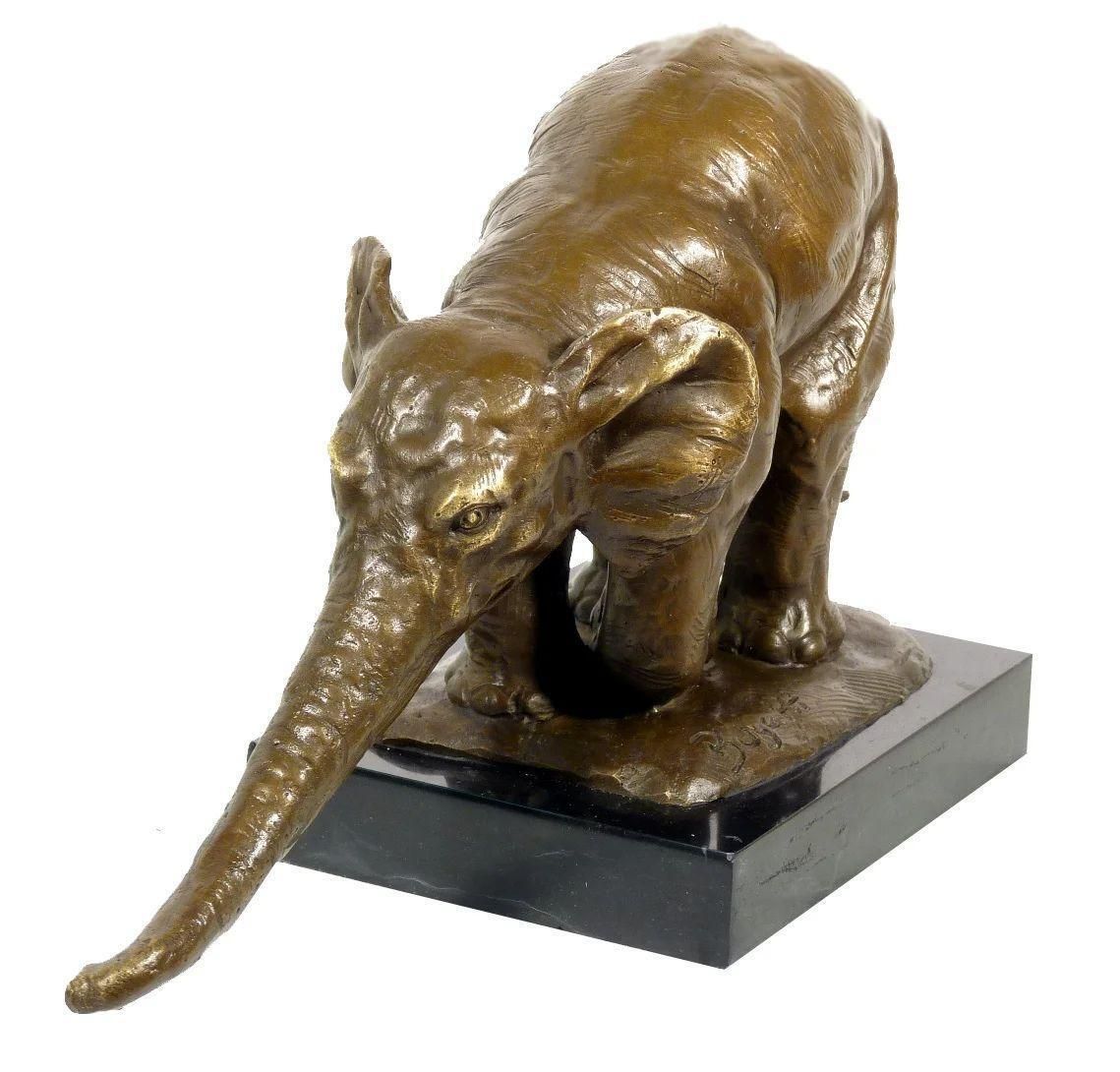Bronze Animal Statue In The Style Of Rembrandt Bugatti Sculpture photo for sale