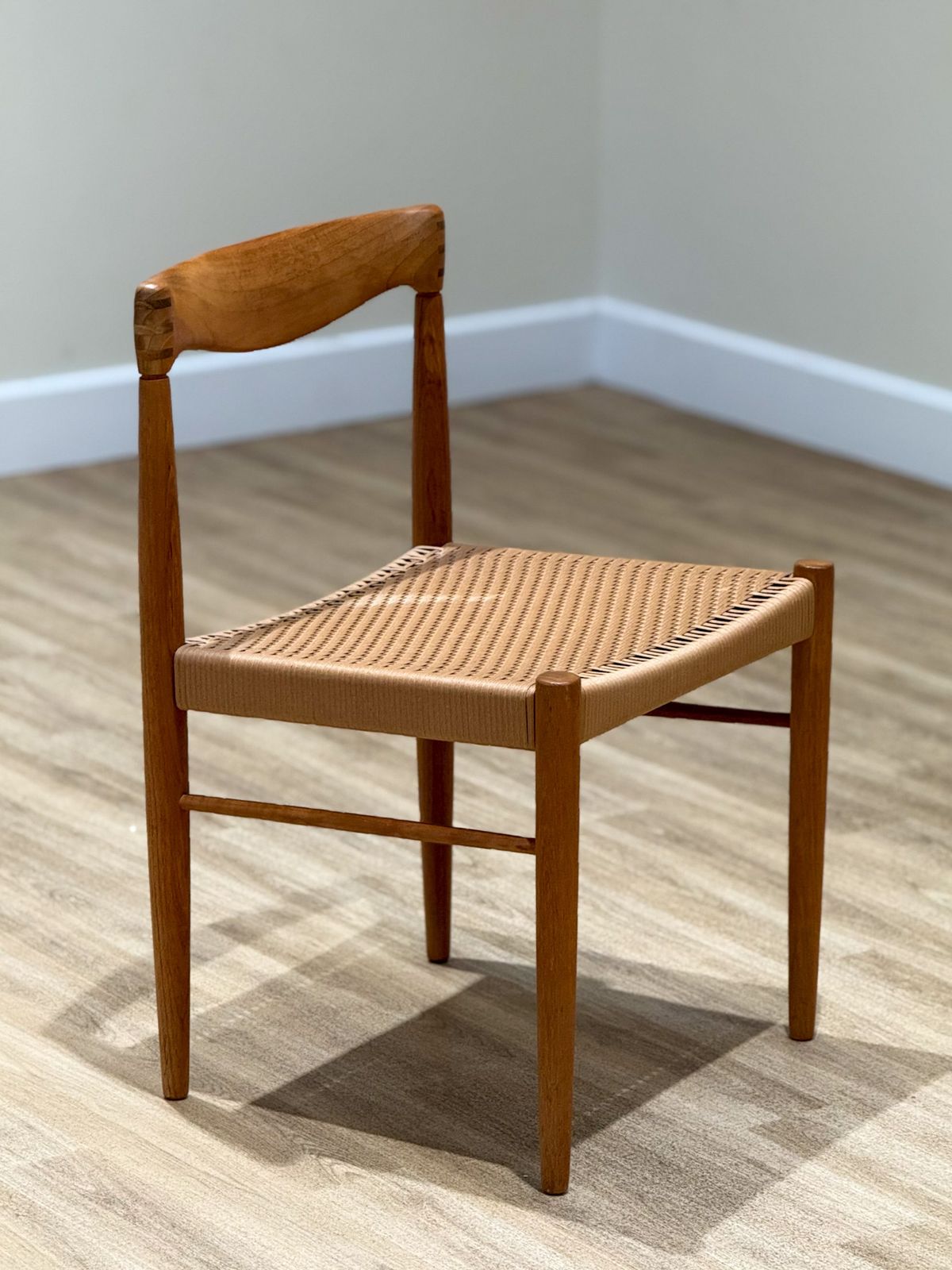 photo buy Set Of Six Bramin Chairs In Paper Cord (By Henry Walter Klien)