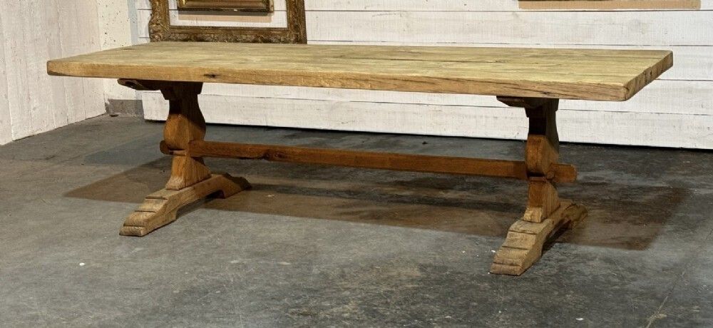 Larger Characterful French Oak Farmhouse Dining Table photo furniture