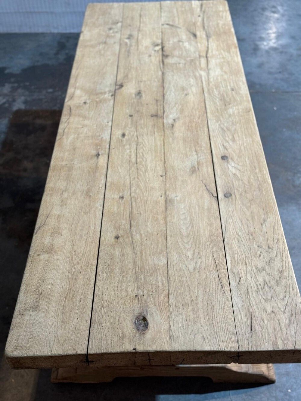 Larger Characterful French Oak Farmhouse Dining Table photo buy