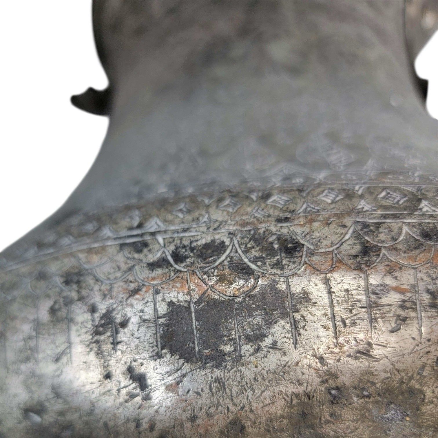 photo vintage Ritual Vessel, Persia, 18th C – Hand Engraved Bronze āb Zan, Museum Quality