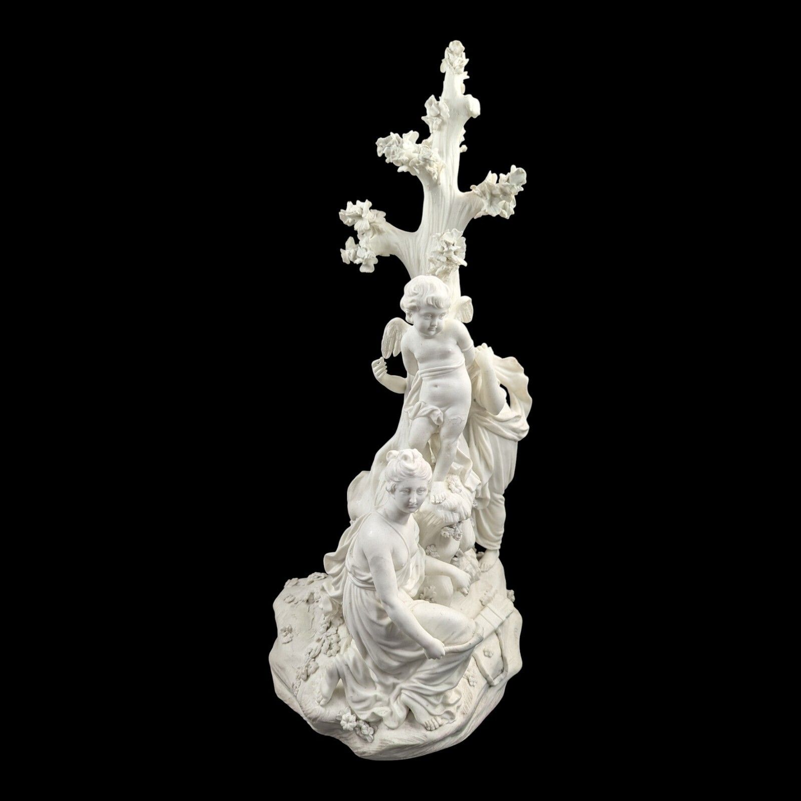 Antique Georgian Derby Parian Biscuit ‘Three Graces & Cupid’ C.1775–85 — Rare photo buy
