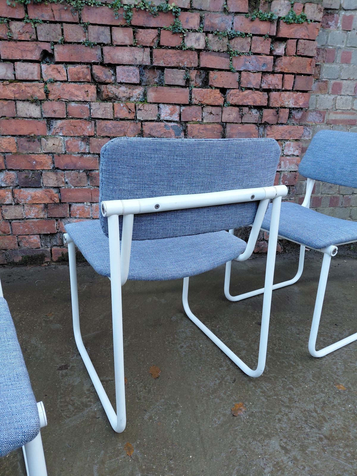 Bauhaus Style Set Of 6 Dining Chairs Circa 1970s photo 295.0