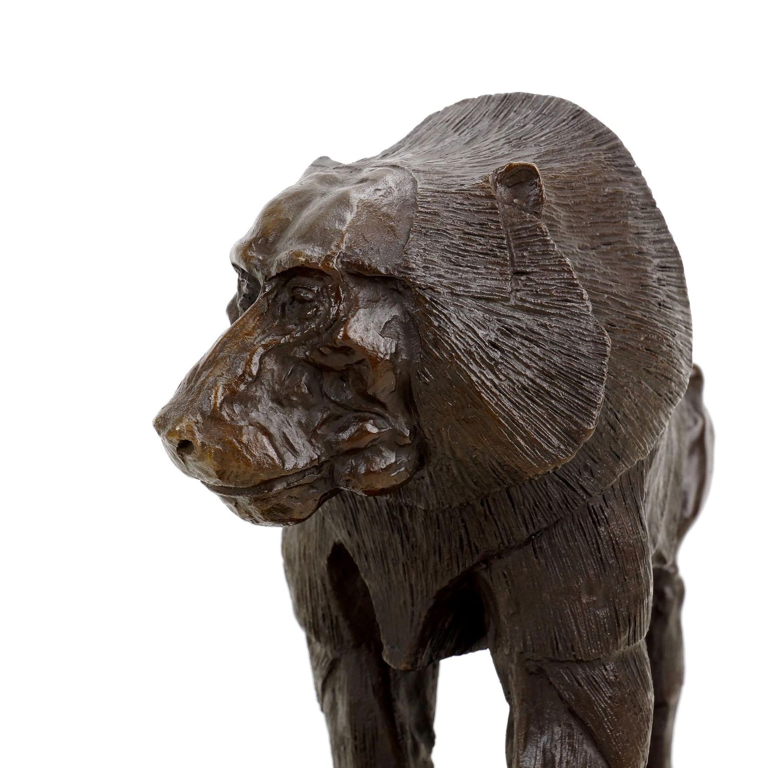 Sculpture Of A Large Ape In The Style Of Rembrandt Bugatti. Bronze Sculpture. photo vinterior