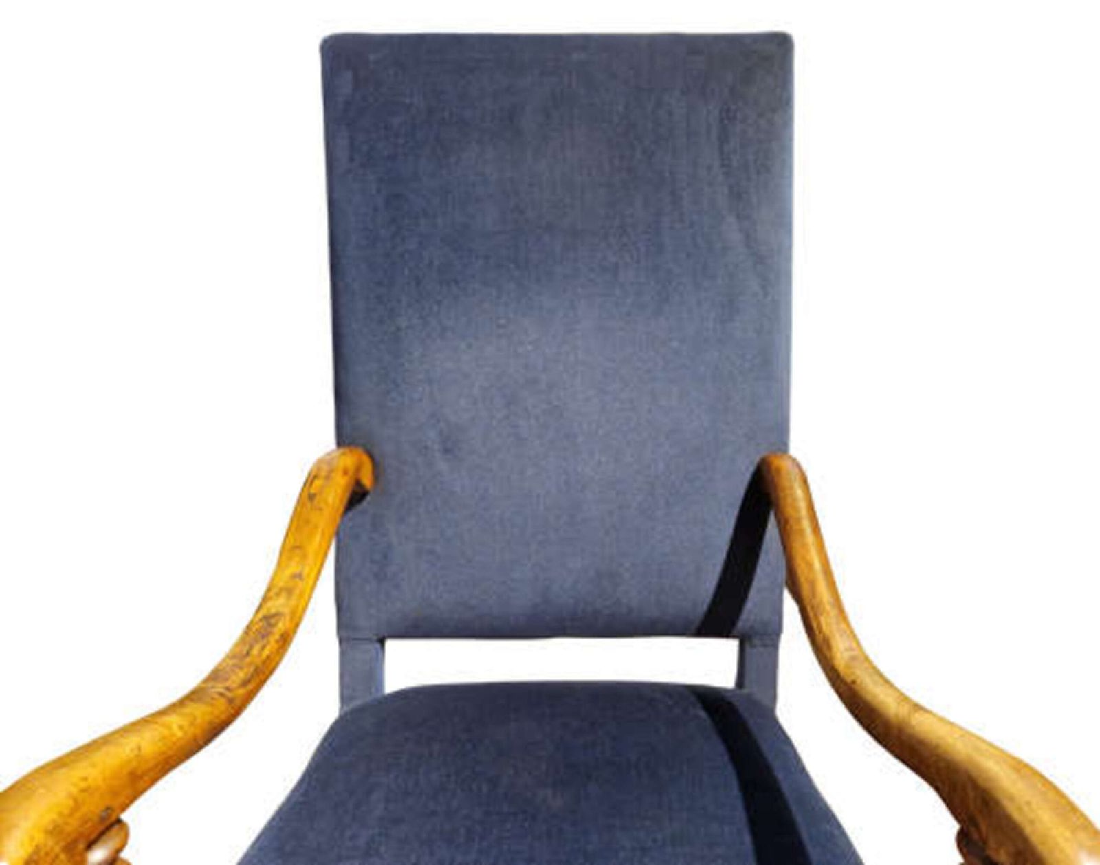 Late 19th Century Walnut Fauteuil With Tall Back In The William & Mary Style photo Furniture