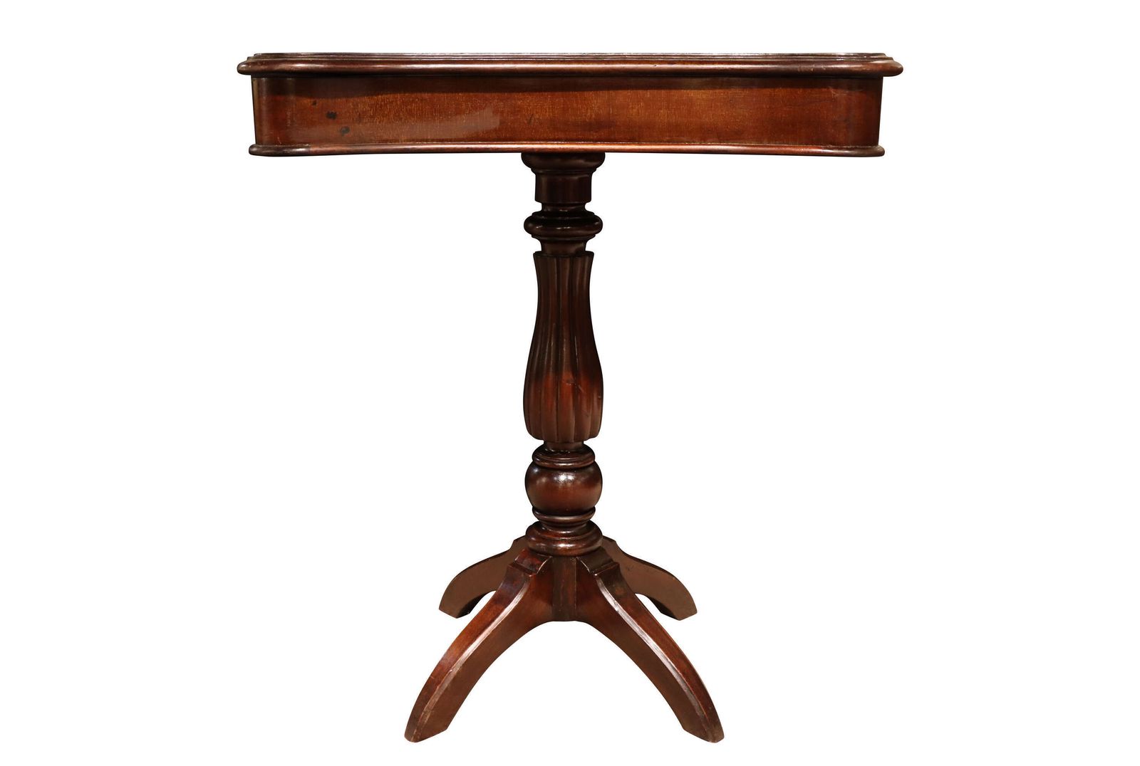 Unusual Early Victorian Mahogany Swivel Top Gaming Table, C.1840 photo furniture