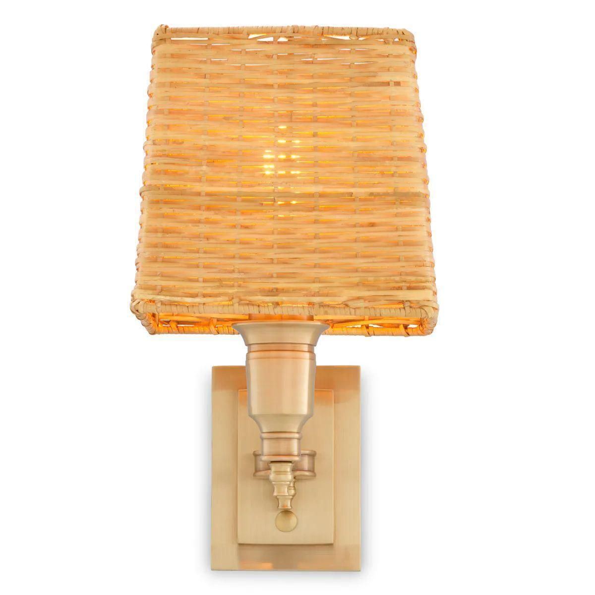 Set Of Two Wall Lamp In Brass Finish photo for sale