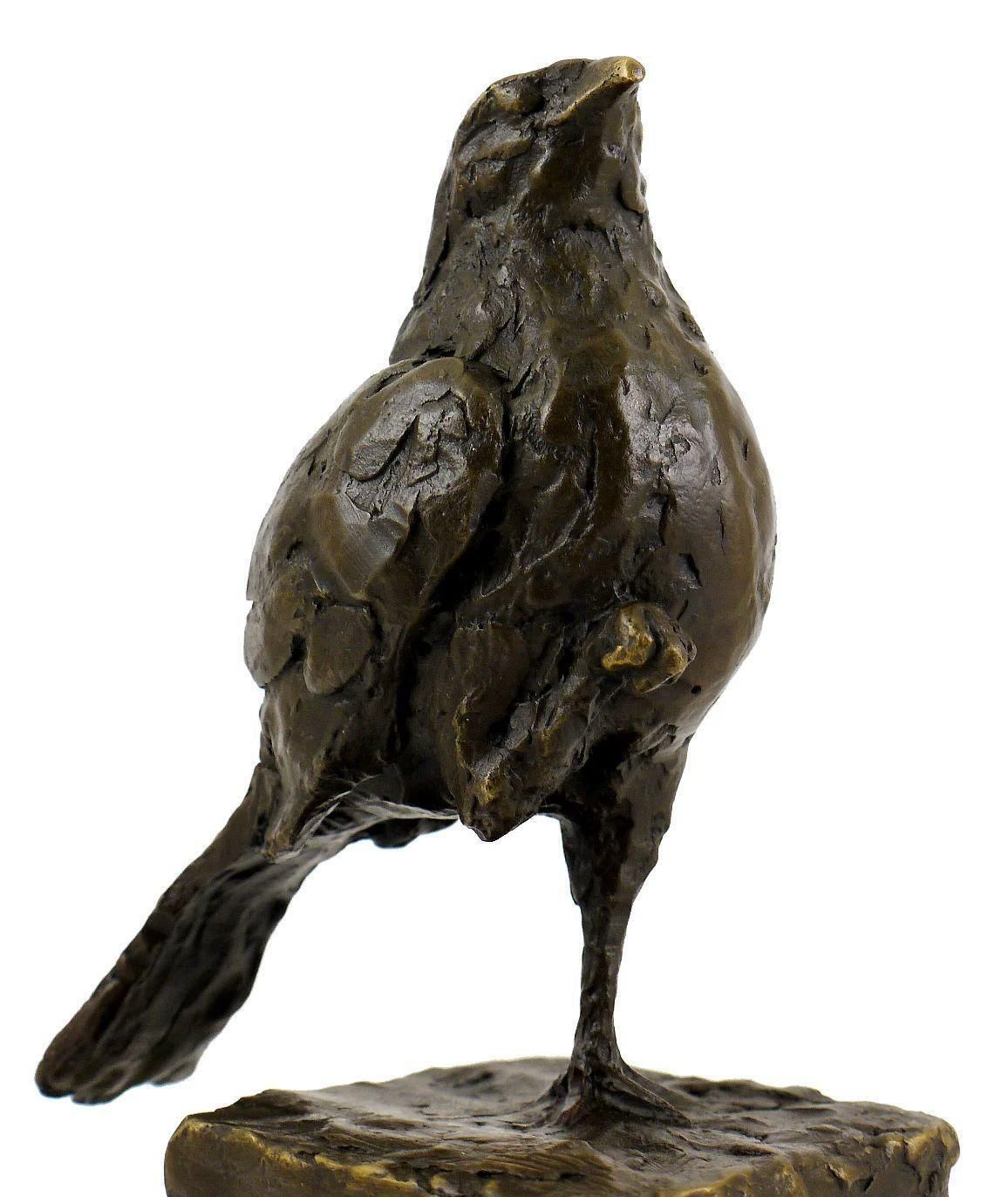 Rembrandt Bugatti Proud Bird In Taste   Bronze Sculpture On Marble photo 1555.0