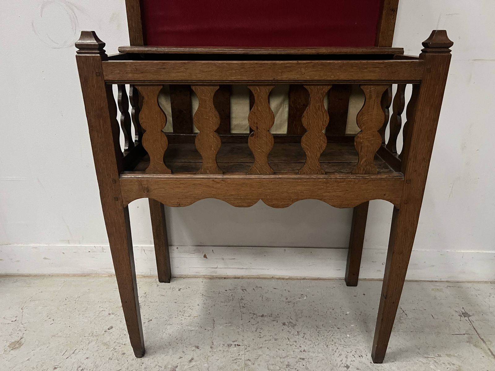 Furniture Page 1 Of 13 "Picardy Stem Trapped" Oak Cabinet, 18th Century photo