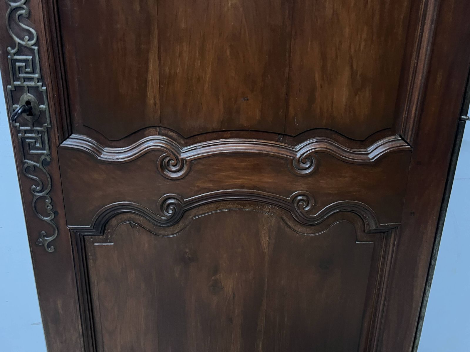 18th Century Solid Cherry Wood Cupboard Door photo for sale
