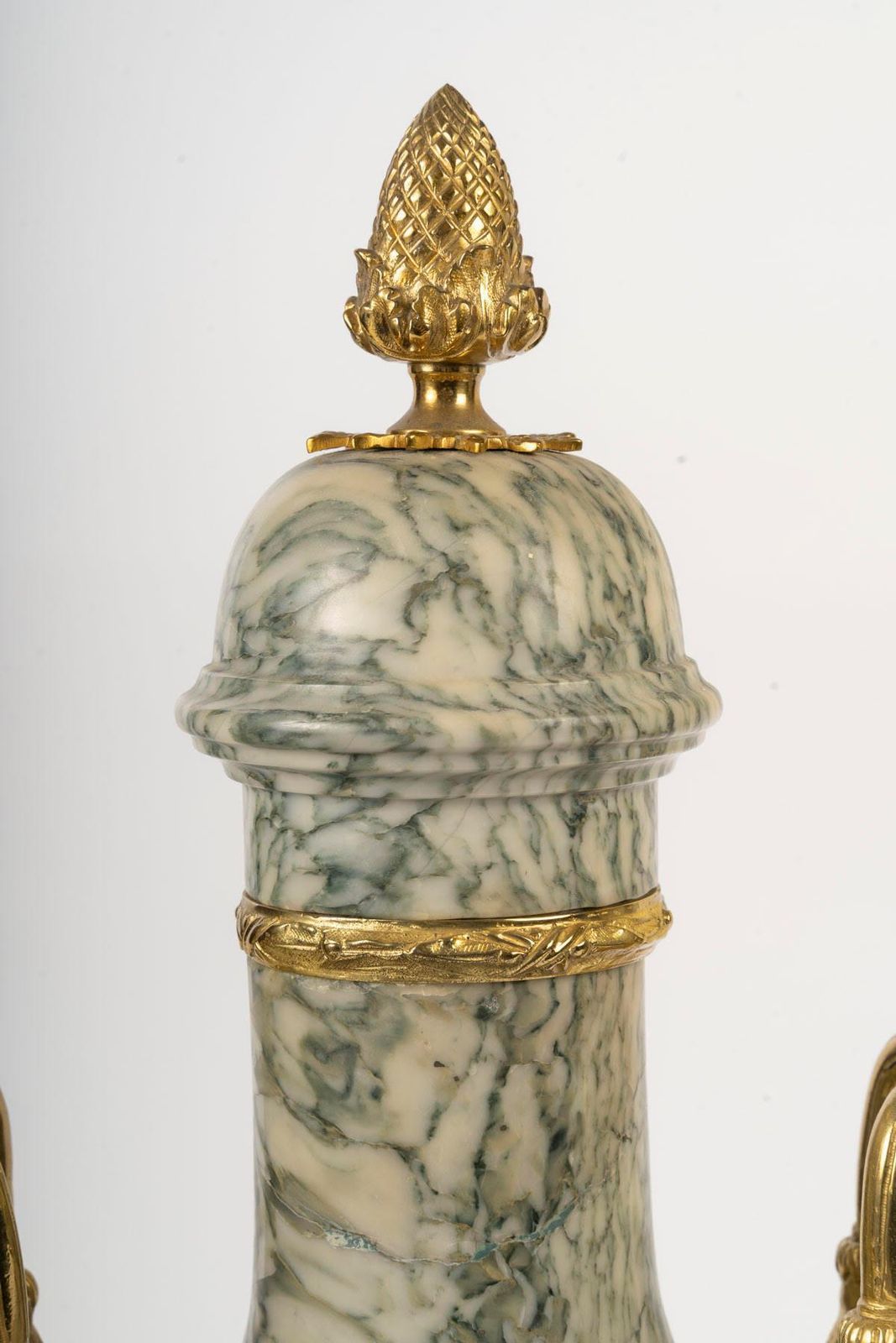 Pair Of Marble And Gilt Bronze Cassolettes, Napoleon III Period. photo furniture