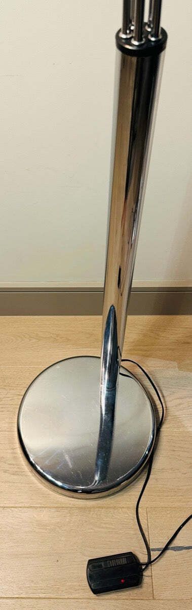 Lighting 1980s German Modernist Christian Koban For Dom Polished 5 Arm Arc Floor Lamp photo