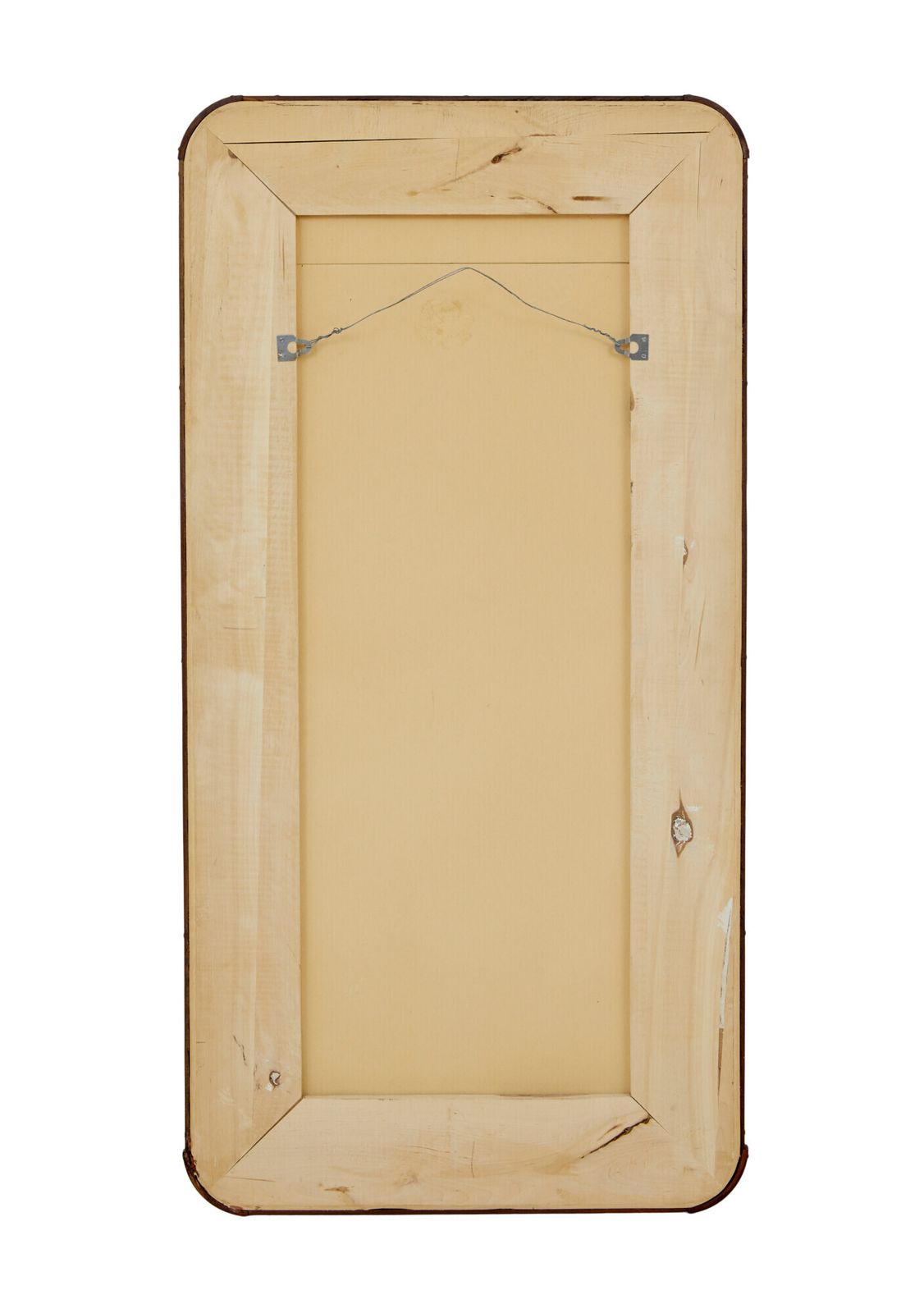 Mid Century Shaped Teak Frame Swedish Harlequin Mirror photo furniture