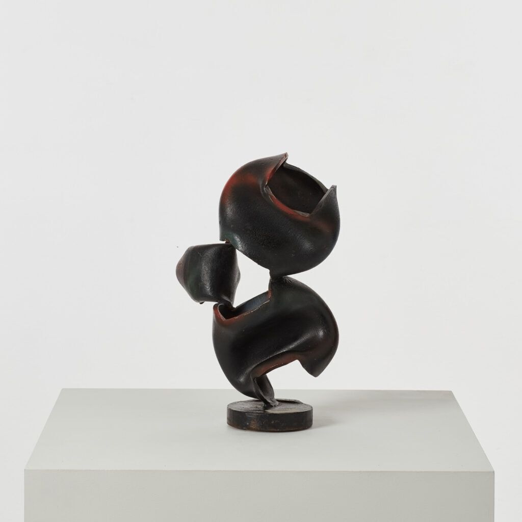 Salvino Marsura Secretary At Lunch Sculpture Treviso, Italy, 1970s
