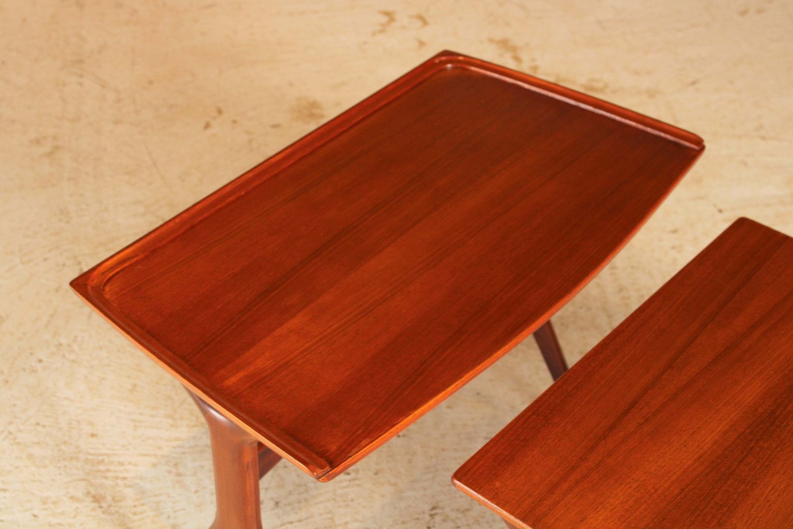 photo for sale Danish Mid Century Teak Nest Of Tables By Johannes Andersen For Cfc Silkeborg, Circa 1960s