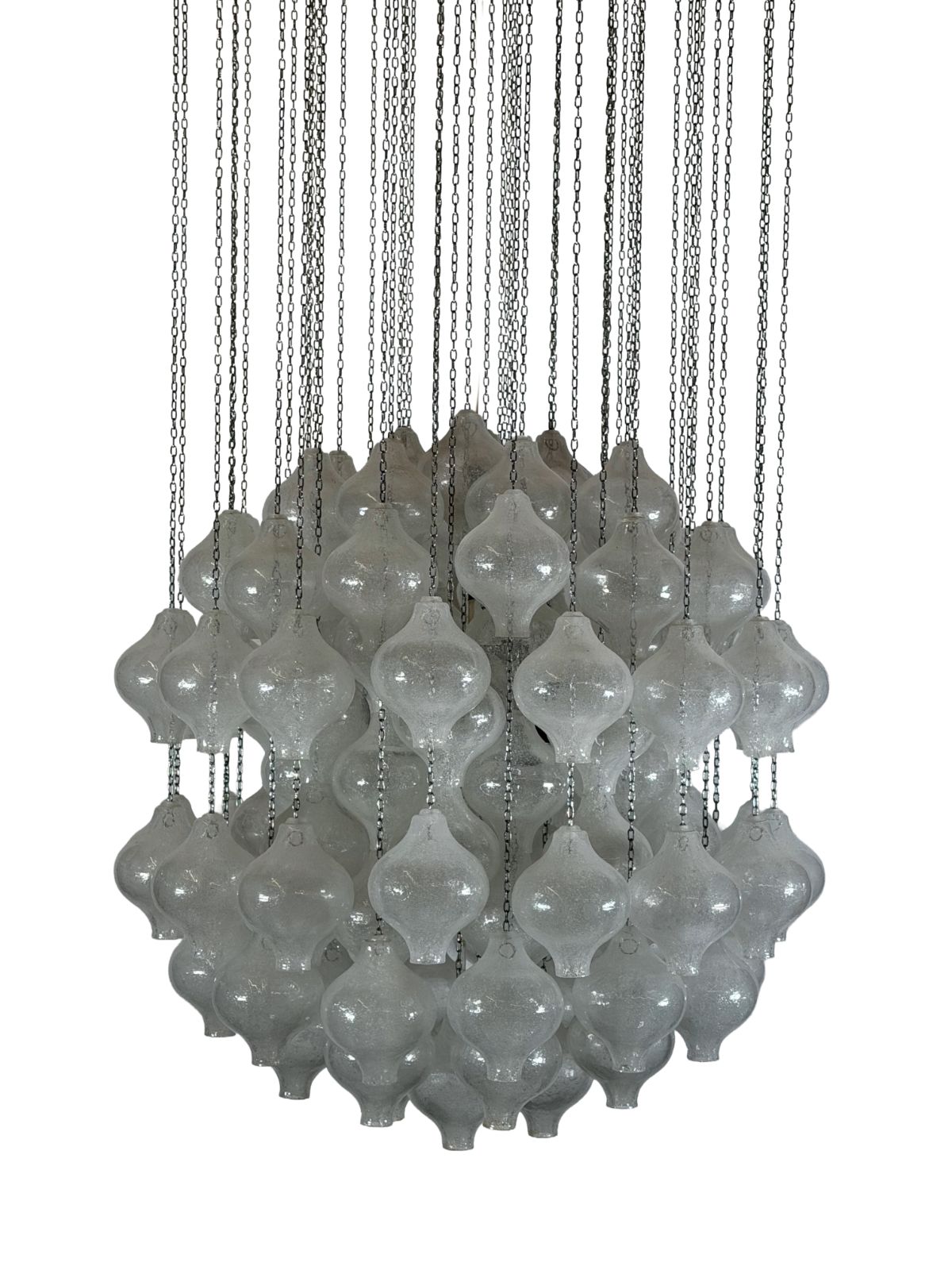 Lighting 60s 70s "Tulipan" Chandelier By J.T. Squid For Squid Austria photo
