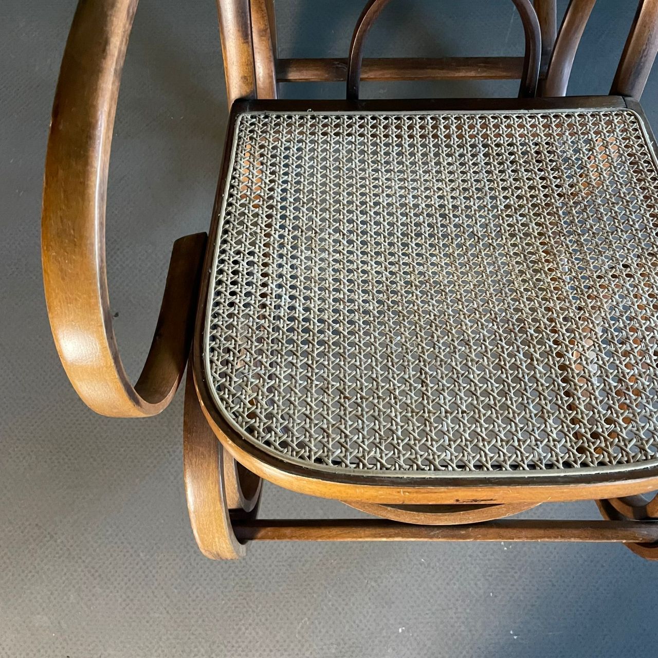 photo for sale Bentwood And Cane Rocking Chair