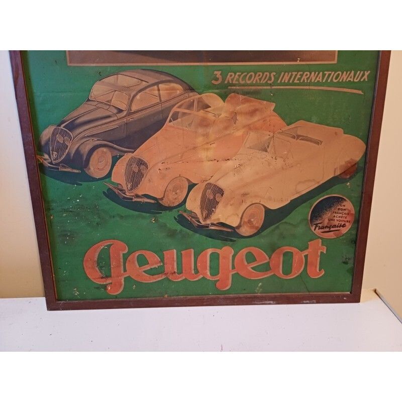 Old Advertising Poster From: Peugeot photo furniture