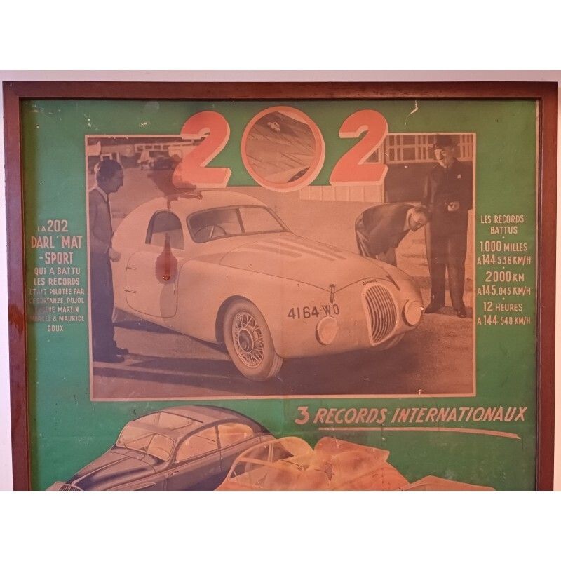 Old Advertising Poster From: Peugeot photo Art