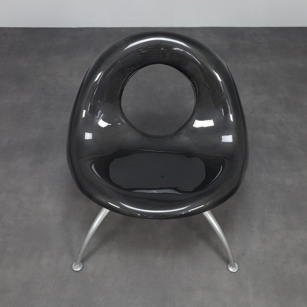 Very Rare Carbon Fibre “Elephant” Lounge Chair Herbert Schultes, Lensvelt photo 1711.0