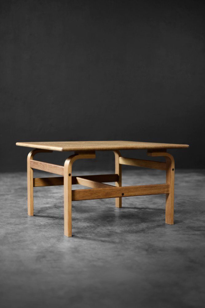 photo vinterior Vintage Scandinavian Oak Coffee Table By Karl Erik Ekselius For Joc Vetlanda, 1960s