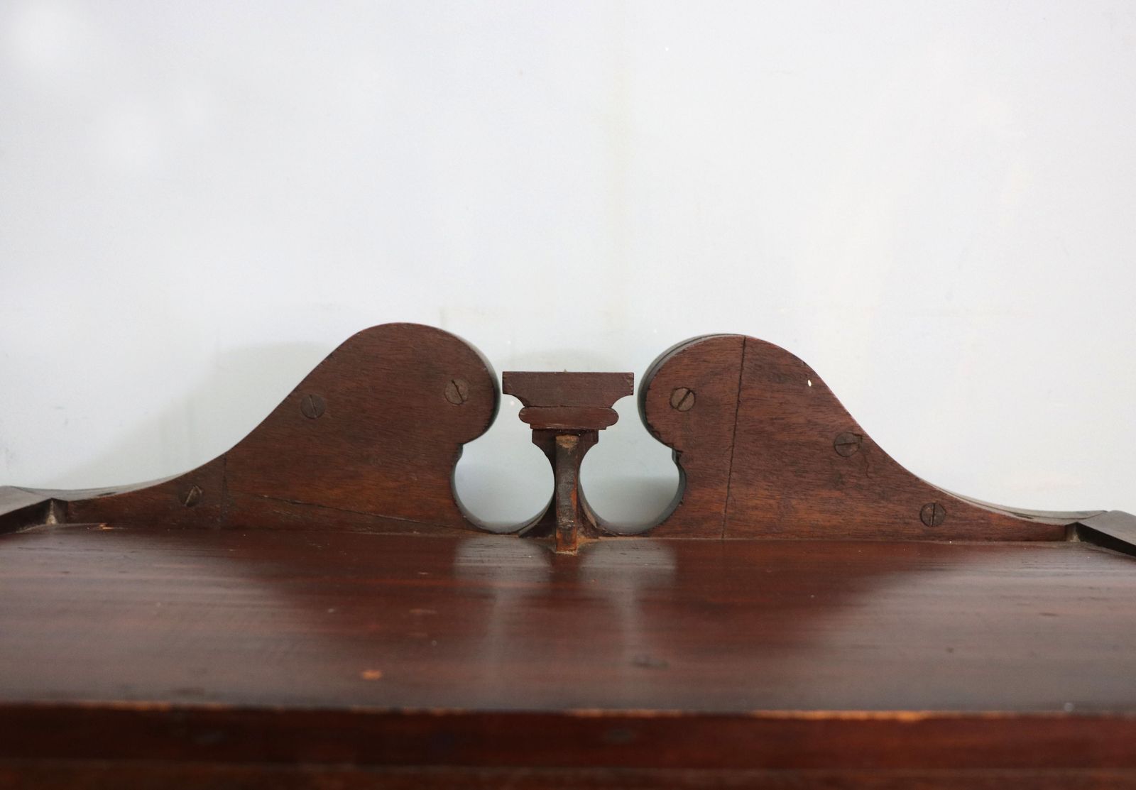 photo buy A Lovely American Walnut Display Cabinet Of Small Proportions.